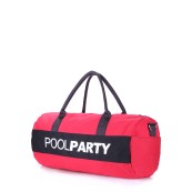 Спортивная сумка Poolparty gymbag-red-black