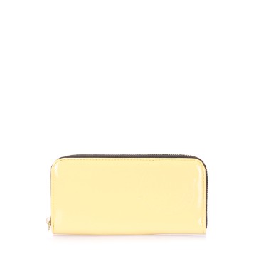 Жіночий гаманць Poolparty laquer-yellow-wallet