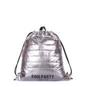Рюкзаки подростковые Poolparty sack-silver