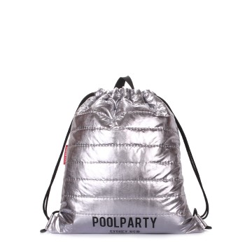 Рюкзаки підліткові Poolparty sack-silver