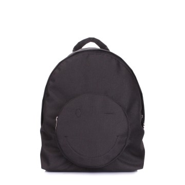 Рюкзаки підліткові Poolparty smile-backpack-black