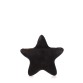 Кожаная косметичка-клатч STAR черная Poolparty