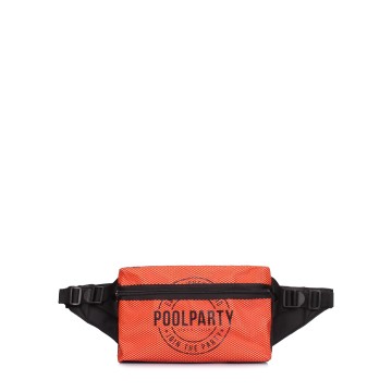 Сумка на пояс Poolparty web-orange-black