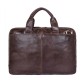 Мужская кожаная сумка коричневого цвета Tiding Bag