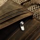 Вертикальне коричневе портмоне зі шкіри крейзі. Tiding Bag