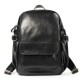 Кожаный рюкзак чёрного цвета  Grays
