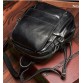 Кожаный рюкзак чёрного цвета  Grays