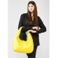 Женская сумка HOBO L желто-голубая Sambag