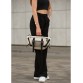 Большая женская сумка кроссбоди DynamicDart серого цвета Sambag