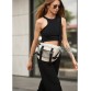 Велика жіноча сумка кроссбоді DynamicDart сірого кольору Sambag