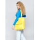 Жіноча сумка шоппер Tote жовта Sambag