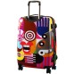 Большой чемодан серии Fauvism с поликарбоната Saxoline