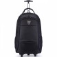 Рюкзак на колесах чорний з відділом для ноутбука 17-18 Continent