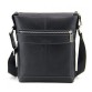 Красивая чёрный кожаная сумка Tom Stone