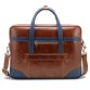 Кожаная сумка-портфель с отливом Tom Stone