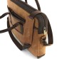 Рыжая кожаная сумка-портфель с отделом для ноутбука 15.6 Tom Stone