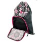 Рюкзак-мешок черного цвета с цветами Traum