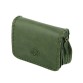 Компактна жіноча сумочка темно-зеленого кольору Traum