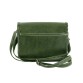 Компактна жіноча сумочка темно-зеленого кольору Traum