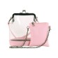 Прозрачная сумка с розовой отделкой  Traum