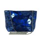 Женская сумка с синим геометрическим декором Traum