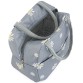 Ланч-бокс сірого кольору з квітковим візерунком Traum