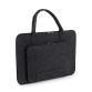 Чорна сумка для ноутбука 15 дюймів з фетру Traum