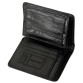 Шкіряний гаманець чорного кольору без застібки Traum