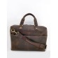 Мужской кожаный портфель коричневого цвета VATTO
