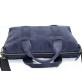 Синяя портфель-сумка из кожи крейзи хорс VATTO
