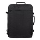 Сумка-рюкзак для ручної поклажі Discover 40х55х20 чорна Wascobags