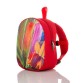 Дитячий рюкзак червоного кольору з принтом XYZ