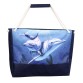 Вместительная пляжная сумка с дельфинами XYZ