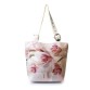 Молодіжна сумка з принтом рожеві квіти XYZ