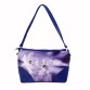 Синяя молодёжная сумка с орхидеями XYZ