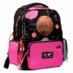 Чорно-рожевий шкільний рюкзак Andre Tan Space Yes!
