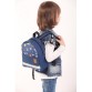 Синий рюкзачок для деток с принтом космос Zo-Zoo