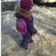 Рюкзак дитячий фіолетовий з принтом Метелики Zo-Zoo