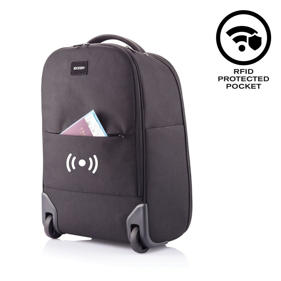 Рюкзак на колесах XD Design Bobby Backpack Trolley, Black (P705.771)
